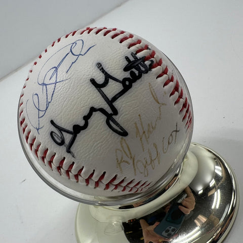 1993 KC Royals Gary Gaetti Jeff Cox Multi-Signed Team Autograph Baseball