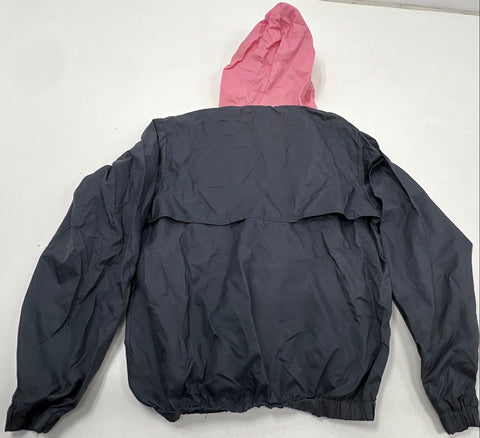Vintage 90s Puma Anorak Windbreaker Tracksuit Set Pink Black Sz M