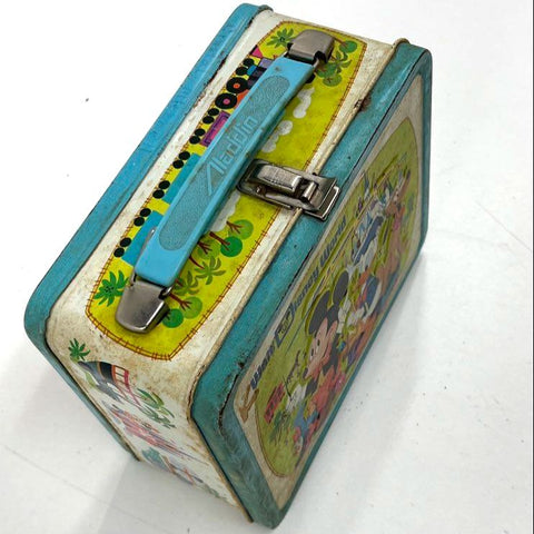 1978 Aladdin Walt Disney World Mini Metal Lunch Box Mickey Country Bear Jamboree