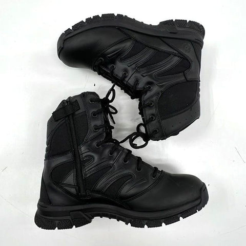 Original S.W.A.T. Force 8" Side Zip Black Tactical Duty Boots Men's Size 10