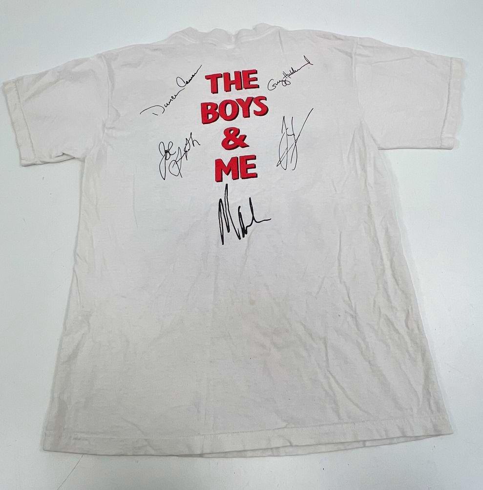 Vintage 1994 Sawyer Brown Thank God For You Tour T-Shirt Autograph Sz L