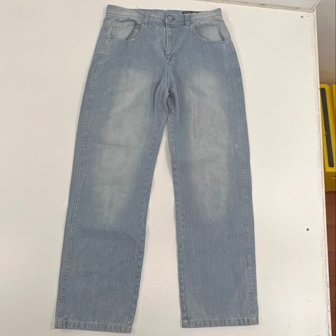 Vintage Y2K Southpole Mens Jeans Relaxed Fit Light Wash Blue Baggy Sz 36x32