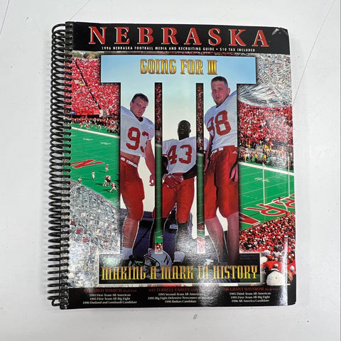 Nebraska Huskers Football Media Guide Lot 1990s 2000s + Championship Newspapers