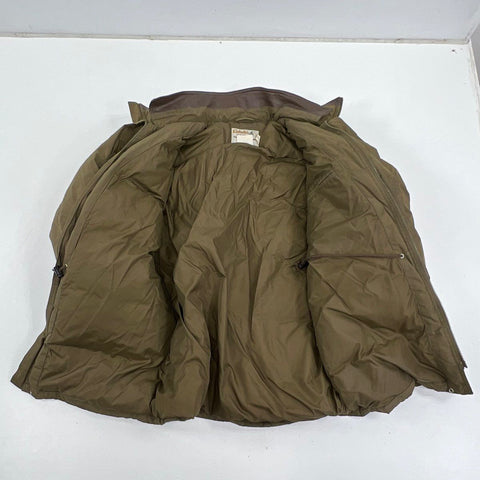 Vintage 90s Cabela's Men's Goose Down Parka Coat Olive Hunting Field Jacket L