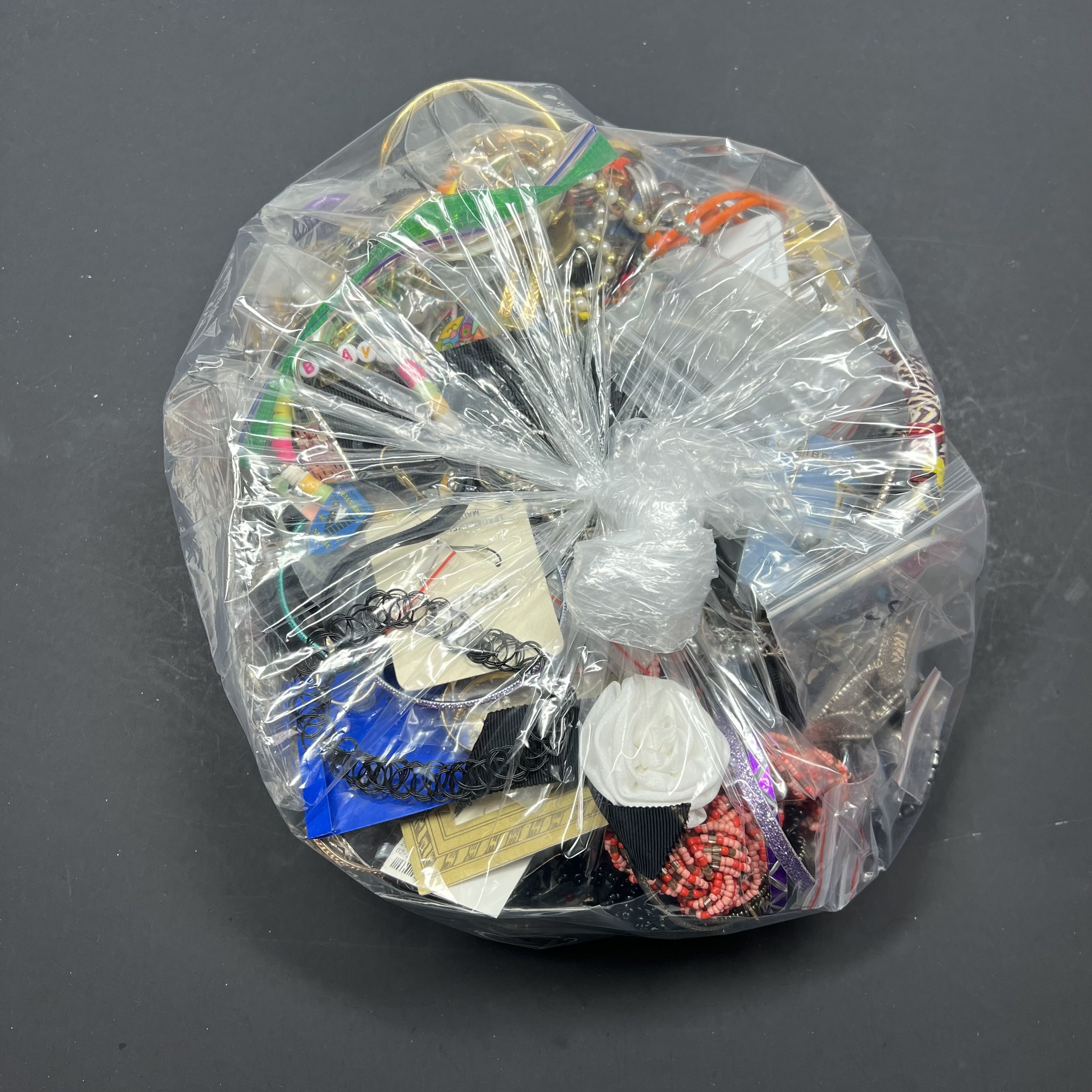 5LB Wearable Costume Jewelry Mixed Items Bag