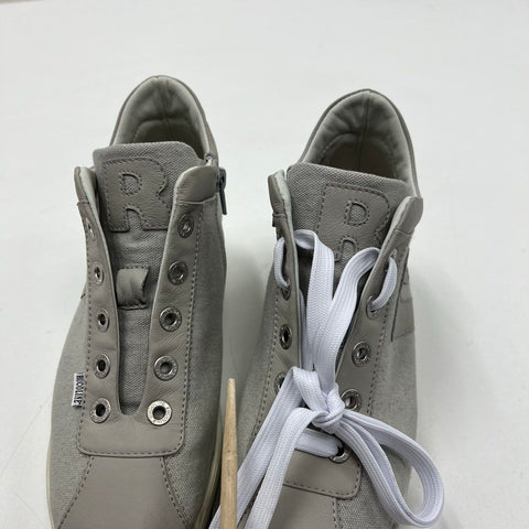 Rucoline Agile Jackie 226 Grey Beige Wedge High Top Fashion Sneakers Size 7