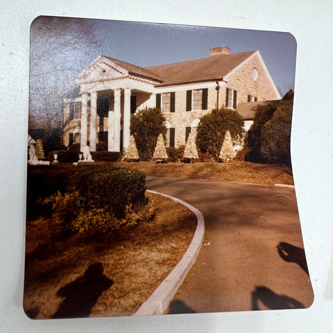 Vintage 1977 Pictures Of Graceland Elvis Grave Stone Home Rose Garden Lot of 17