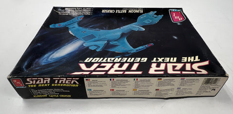 AMT ERTL Star Trek TNG Klingon Battle Cruiser Model Kit 1991 Vintage Open Box