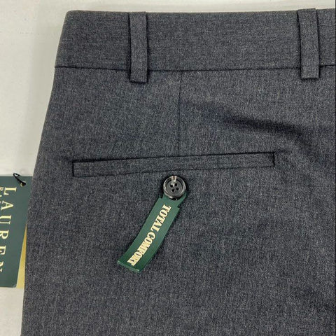 NWT Lauren Ralph Lauren Men's Gray Pleated Cuffed Dress Pants Slacks 35x32
