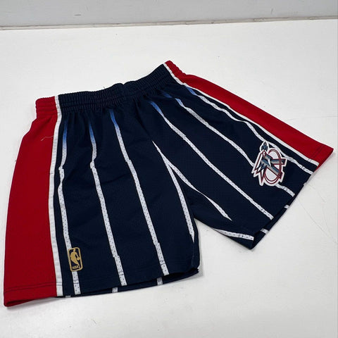 Mitchell & Ness Men's Houston Rockets Swingman Pinstripe Basketball Shorts XL