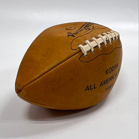 NCAA College Football Rawlings Kodak All America Team 1984 Autographed Vintage