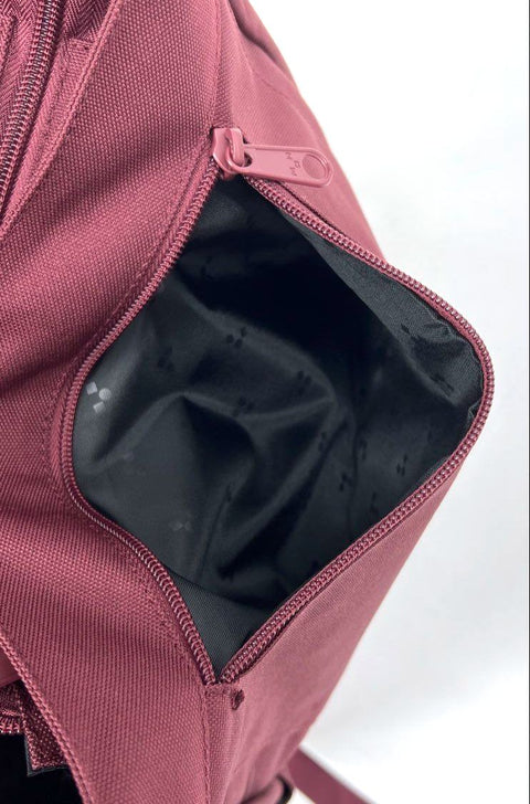 MAH Burgundy Minimalist Flap Top Backpack Rucksack MR20B195S06 NWT