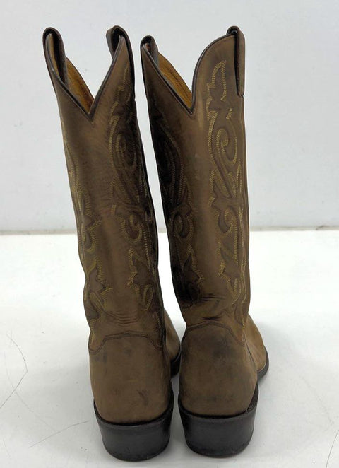 Justin 2252 Brown Distressed Leather Western Cowboy Boots Men's Size 10D