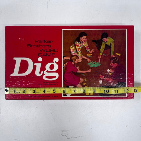 Parker Brothers Dig Word Game Vintage Family Board Game With Picks And Box