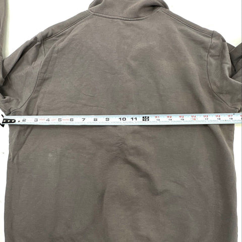 Lacoste Women's Gray Cotton Blend Diamond Logo Full Zip Track Jacket Sz 44