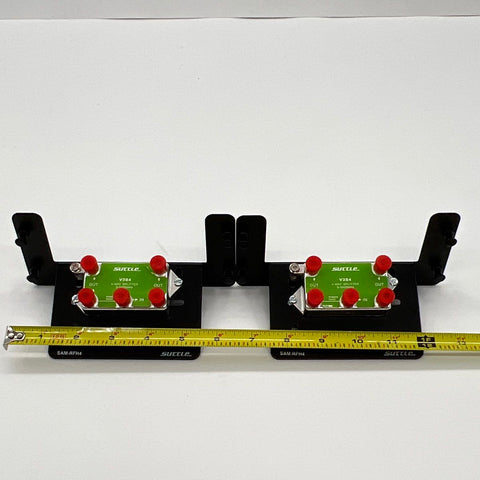 Suttle V3S4 4-Way 3GHz Video Splitter with SAM-RFH4 Bracket 2pc Lot Not Tested