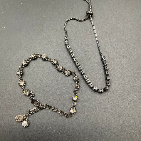 Lia Sophia Monet David's Bridal Rhinestone Jewelry Lot 11 Pieces
