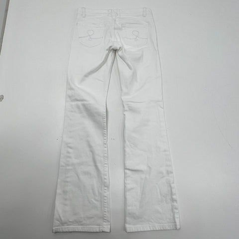 Lilly Pulitzer White Palm Beach Fit Bootcut Flare Jeans Pants Women's Size 2