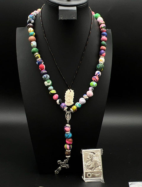 Vintage Religious Jewelry Lot Rosaries Crosses Medals Scapulars 50+ Pcs