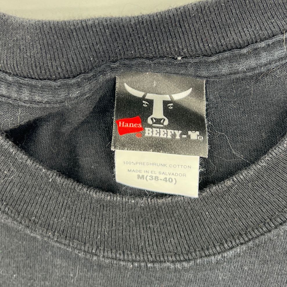 Men's Hanes Beefy Got Formaldehyde? Black Goth Y2K T-shirt - Size Medium