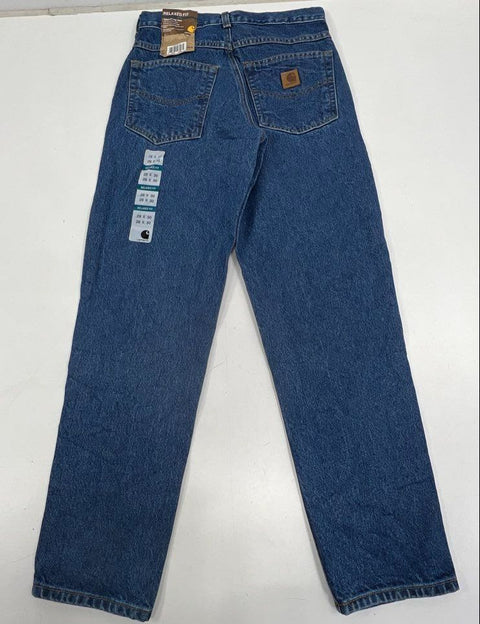 Carhartt B17 Relaxed Fit Tapered Leg Jeans Blue Denim Mens 28x30 NWT
