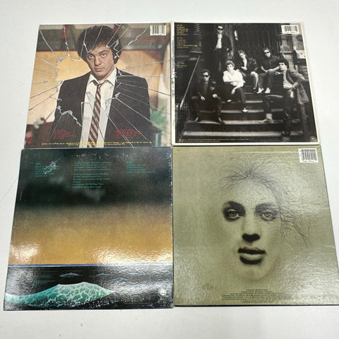 Billy Joel + Asia 4 LP Lot Classic Rock Pop 1970s-1980s See Photos