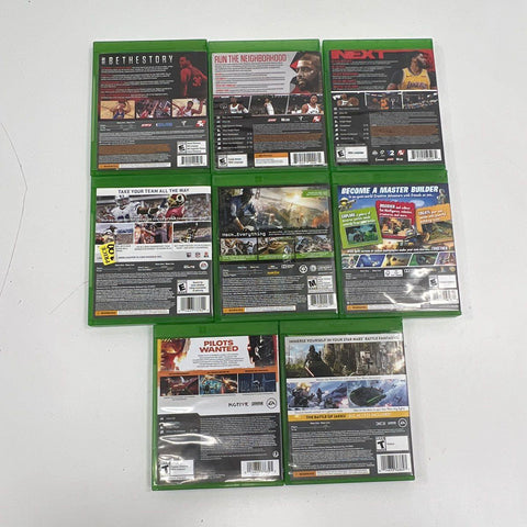 Star Wars Battlefront Squadrons Watch Dogs 2 Xbox One 8 Game Lot