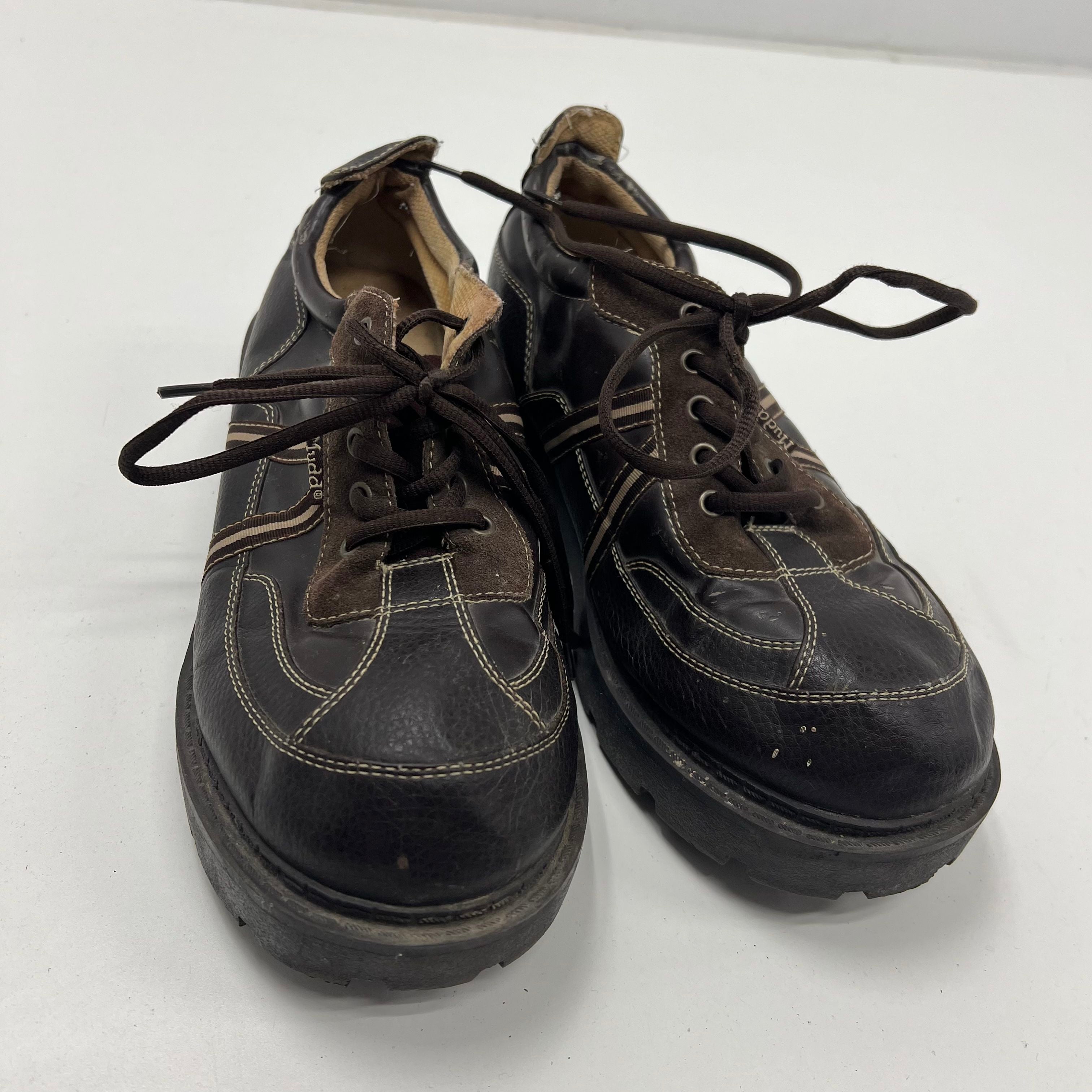 Y2K Mudd Jeffery Platform Loafer Casual Shoe Women 11M Brown