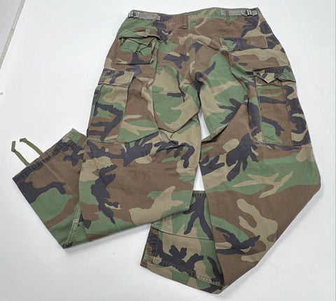 US Military Men's Woodland Camo BDU Lot 3pc Jacket Pants USAF Patches Size M L