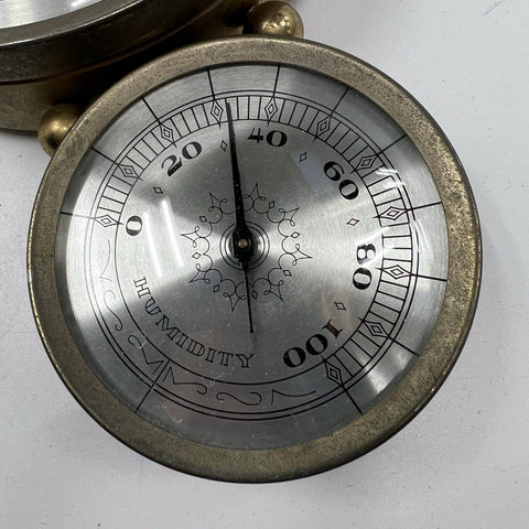 Vintage Airguide Wall Weather Station Barometer Thermometer Mid-Century Eagle