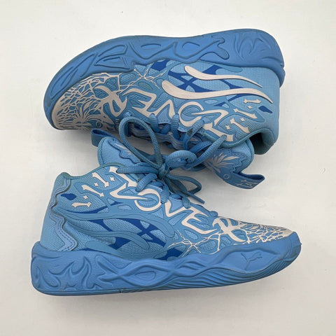 Puma MB.03 LaMelo Ball LaFrance Blue White Kids Basketball Shoes Size 13C