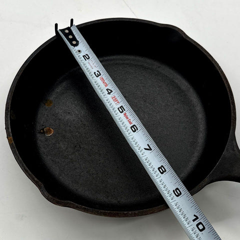 Lodge 9 Inch Cast Iron Skillet and Grill Pan 2 Piece Lot Made in USA