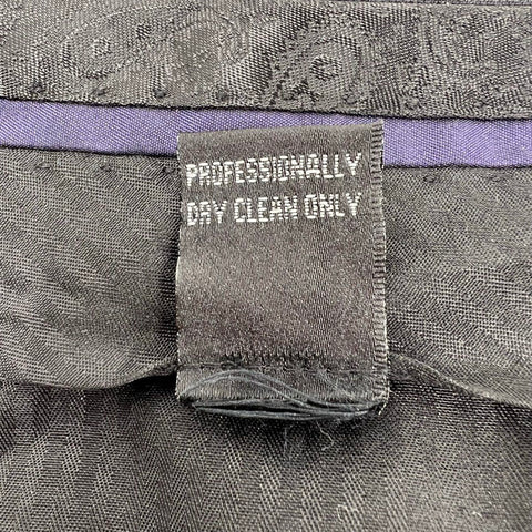 Bachrach NWT Charcoal Super 120s Serge Unhemmed Trousers Men's Size 40