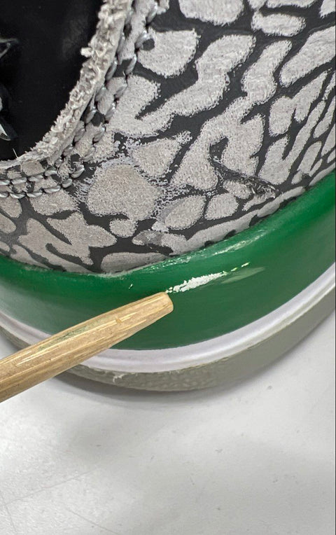 Nike Air Jordan 3 Retro Pine Green Black Cement Grey Youth GS Size 6.5Y