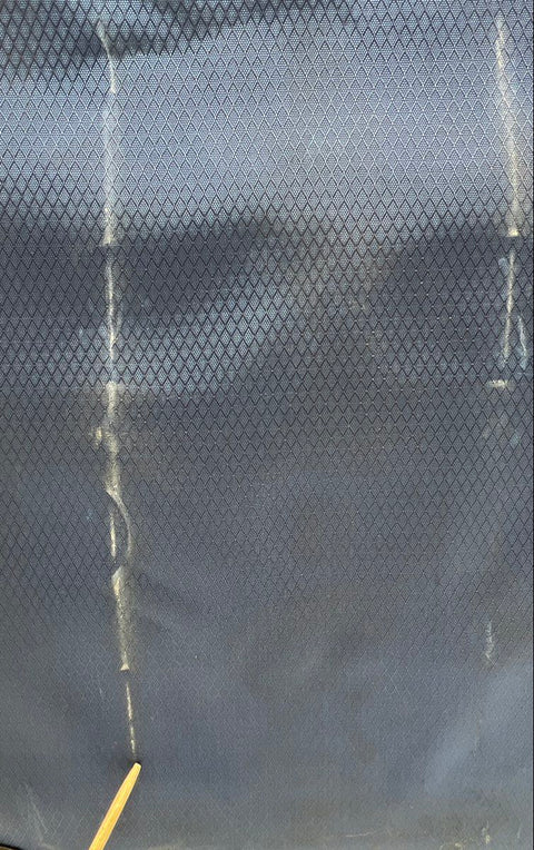Skyway Navy Blue Fabric 4-Wheel Spinner Suitcase Travel Luggage Carry-On