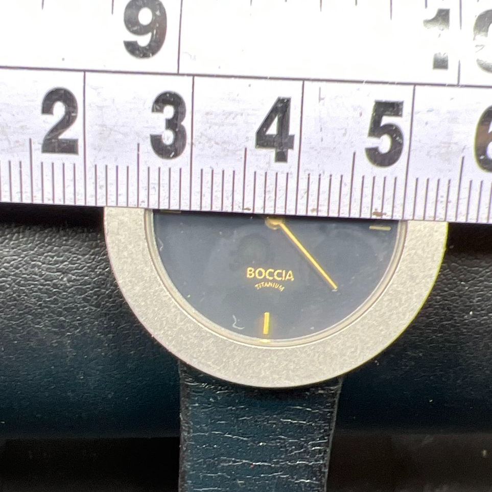 Boccia Titanium Analog Wristwatch New Battery