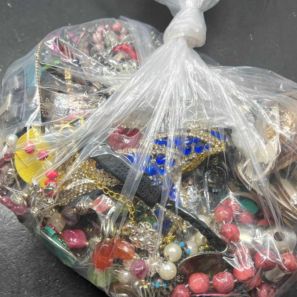 5 Lbs Broken for Craft Costume Jewelry Grab Bag