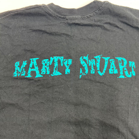 Vintage 1993 Marty Stuart Country T-Shirt Giant Made in USA Double Stitch Sz L