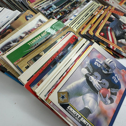Sports Card Lot Mixed Baseball Football 1990s-Present Approximately 300 Cards