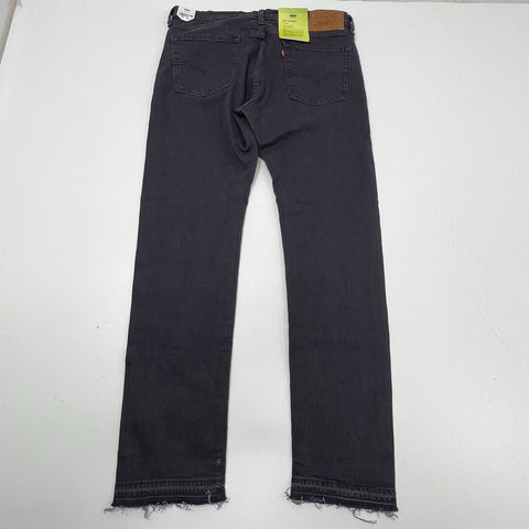 Levi's Premium 510 Skinny Gray Flex Raw Hem Jeans Men's 34x32 NWT