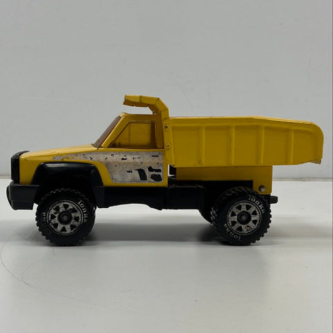 Vintage Tonka Yellow Dump Truck Pressed Steel Metal Toy Vehicle Made in USA