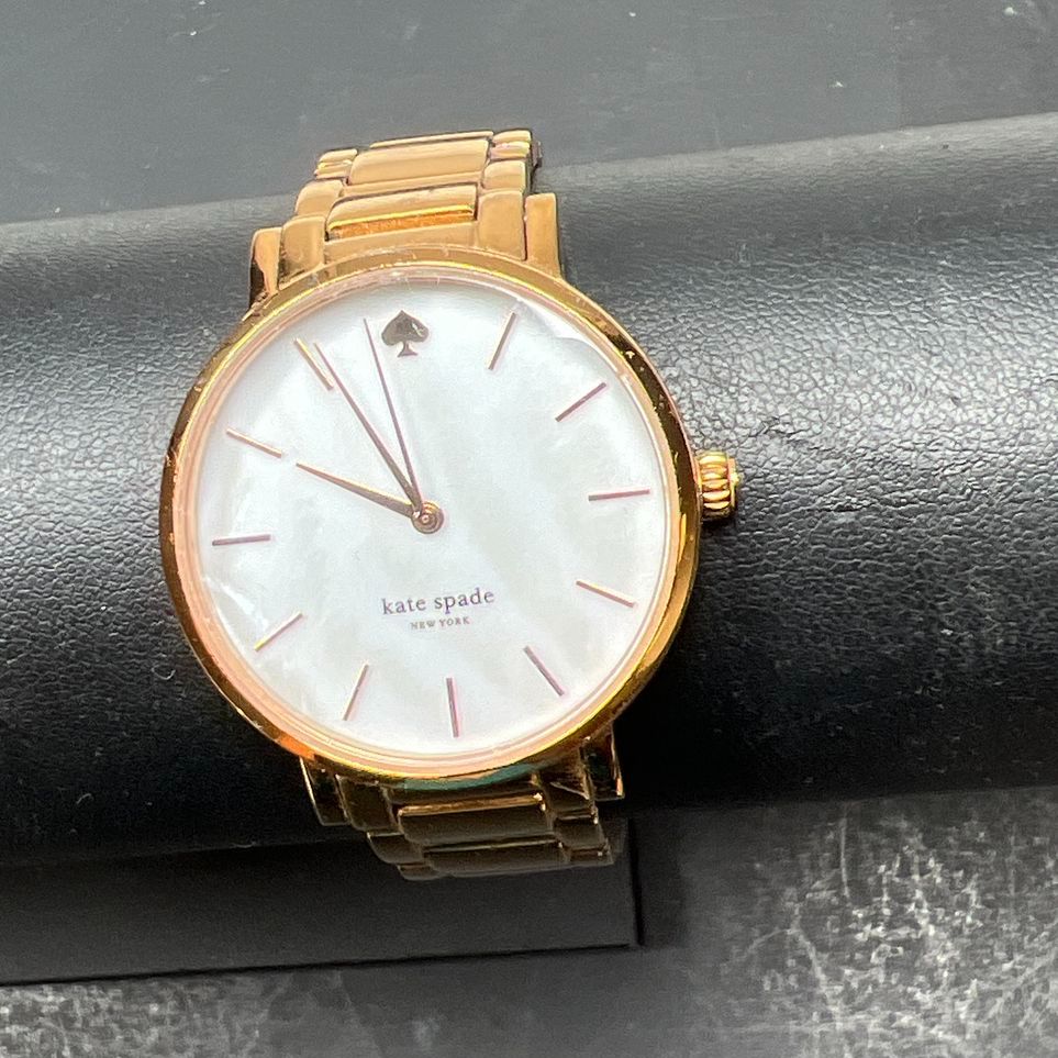 Kate Spade Live Colorfully 0003 Bronze Tone Wristwatch New Battery