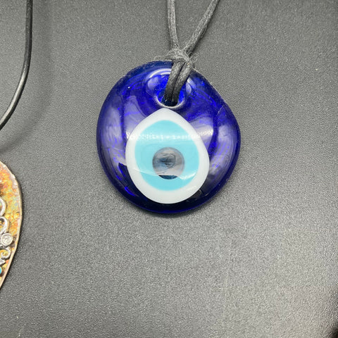 Boho Spiritual Costume Jewelry Lot 6pc Evil Eye Tree of Life Heart Necklaces