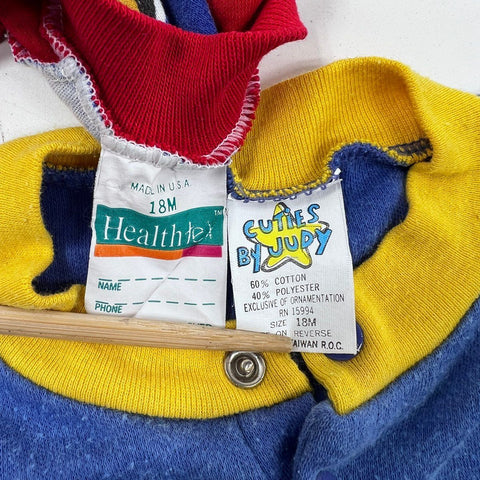 Vintage 90s Kids Onesies Lot Gerber Healthtex Carter's Made in USA Sz 18M-4T