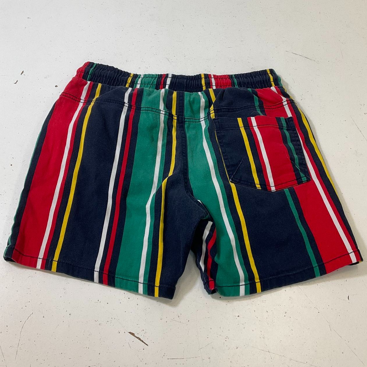 Drill Clothing Co Striped Fresh Prints of Bel Air Drawstring Shorts Size Small
