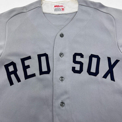 Vintage 80s Wilson Boston Red Sox MLB Baseball Jersey #6 Made in USA Sz 38