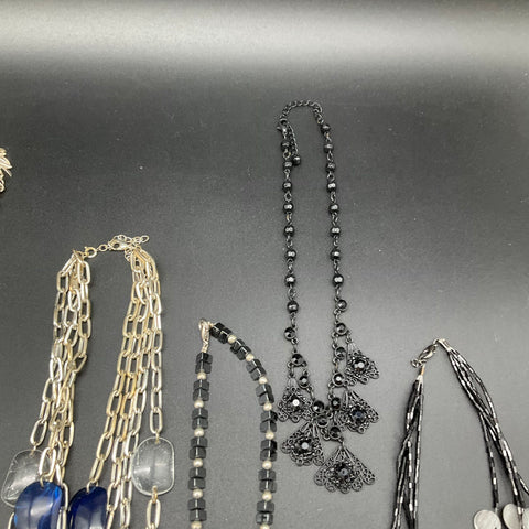 Vintage to Modern Costume Jewelry Lot of 11 Necklaces & Bracelet Park Lane