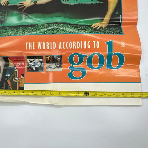 Gob Signed Band Poster The World According to Gob 2000 Original Punk Rock