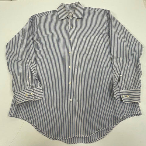 Vintage 80s Lot 2 Arrow & Harbour Club Button Up Shirts Mens XL 16.5 USA