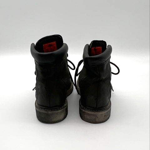 Harley Davidson D91005 Black Leather Ankle Motorcycle Boots Men's Size 7.5